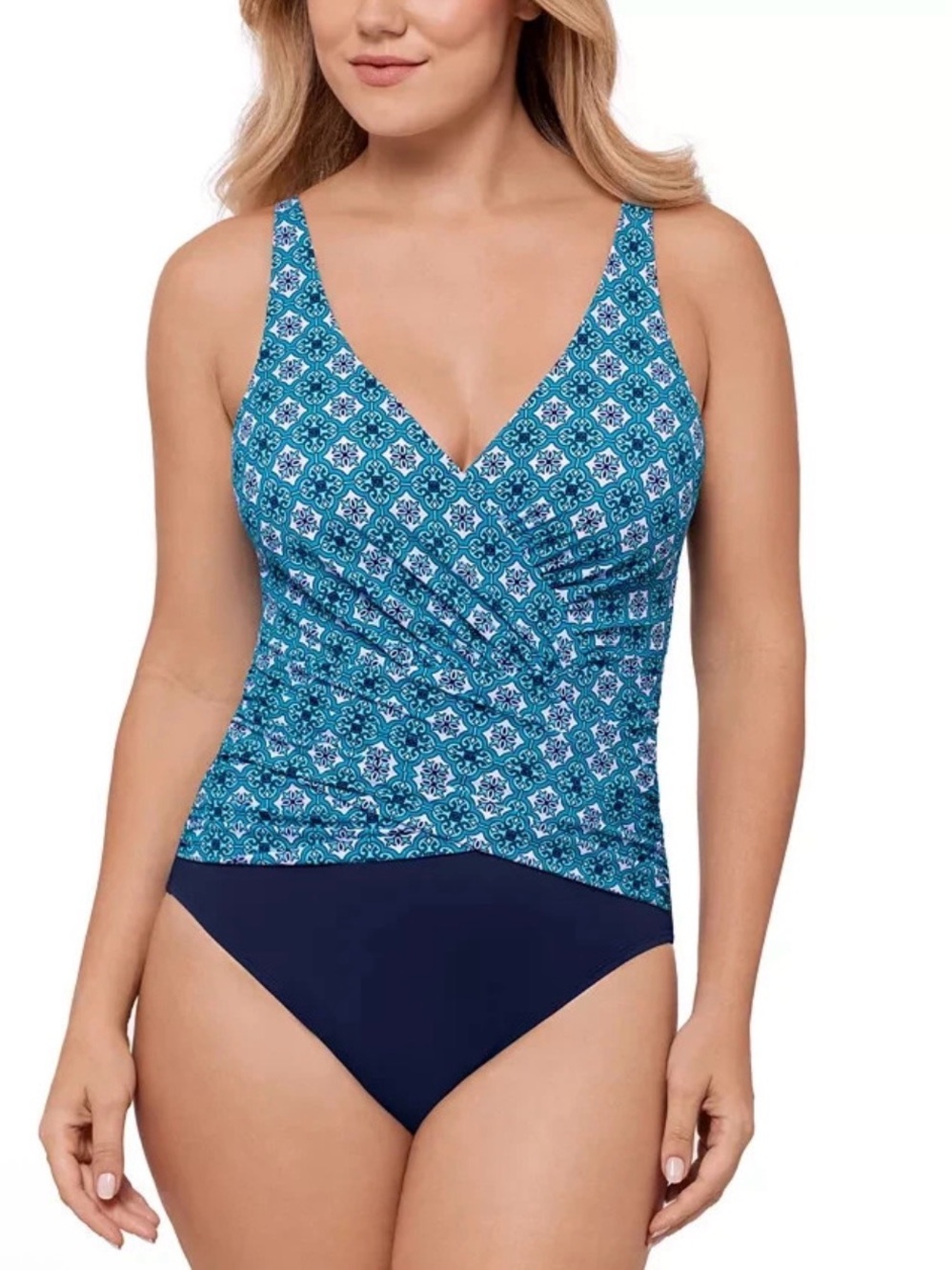 SWIM SOLUTIONS One Piece Swimsuit - Picture 1 of 12